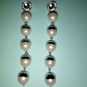 Pearl earrings